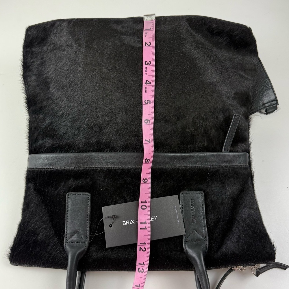 Brix & Bailey Black Convertible Leather Backpack Purse NWT NEW - Picture 7 of 10
